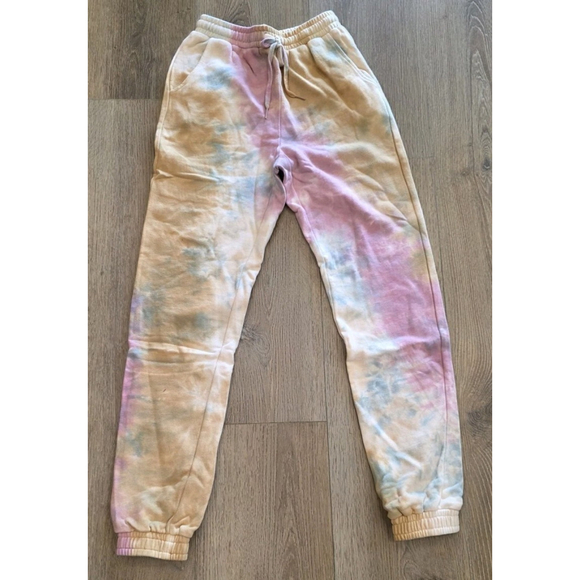 NWT 525 America X Revolve Multi Colored Tie Dye Jogger Sweatpants Size S - Picture 1 of 5